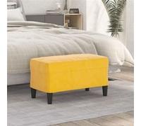 Banc Jaune 70x35x41 cm Velours349403