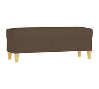 vidaXL Banc Marron 100x35x41 cm Tissu