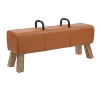 vidaXL Banc Marron 110 x 30 x 45 cm Cuir véritable