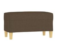 vidaXL Banc Marron 70x35x41 cm Tissu