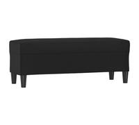 vidaXL Banc Noir 100x35x41 cm Similicuir