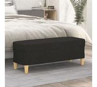 Banc Noir 100x35x41 cm Tissu349379