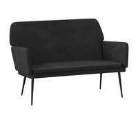vidaXL Banc Noir 108x79x79 cm Velours