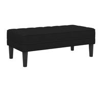 Bancs Vidaxl Noir Bois, Faux Cuir Moyen Durable Banc Rembourré