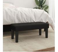 vidaXL Banc 70x30x30 cm Similicuir Noir
