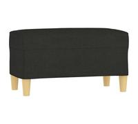 vidaXL Banc Noir 70x35x41 cm Tissu
