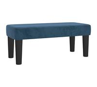 Banc Bleu foncé 70x30x30 cm Velours346642