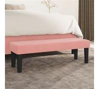 Banc Rose 100x30x30 cm Velours346671