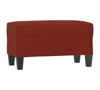 vidaXL Banc Rouge bordeaux 70x35x41 cm Similicuir