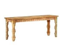 vidaXL Banc Salon Banc de Salle de Séjour Banc d'Entrée Banc de Couloir Maison Intérieur Durable 110x35x45 cm Bois de Récupération Massif Brun G