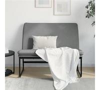 Banc Siège Banquette Meuble Salon Salle de Séjour Gris Clair Tissu vidaXL