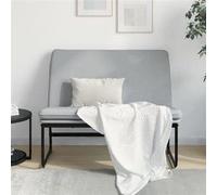 Banc Siège Banquette Meuble Salon Salle de Séjour Gris Clair Tissu vidaXL