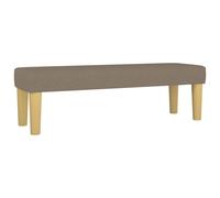 Vidaxl Banc Taupe 100x30x30 Cm Tissu Gris