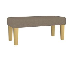 vidaXL Banc Taupe 70x30x30 cm Tissu