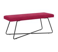 vidaXL banc Uni Bordeaux 110 x 40 x 45 cm Velours 42038348