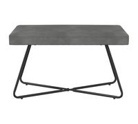 vidaXL banc Uni Gris foncé 80 x 40 x 45 cm Velours