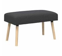 vidaXL Banc Uni Gris foncé 80 x 40 x 46 cm Bou anc Moderne, Meuble rectangulaire, Assise stylée pour Salon, Salle à Manger, Couloir et Chambre
