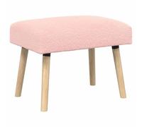 vidaXL Banc Uni Rose 60 x 40 x 45 cm Bou anc Moderne, Meuble rectangulaire, Assise stylée pour Salon, Salle à Manger, Couloir et Chambre
