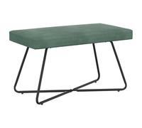 vidaXL Banc Uni Vert Mer 80 x 40 x 45 cm Velours, Banc Moderne, Assise d'intérieur Polyvalente, Style Tendance, Design Simple, Salon, Salle à Manger, Chambre