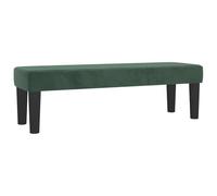 vidaXL Banc 346669 - Velours Vert foncé 100 x 30 x 30 cm - Contemporain, rectangulaire