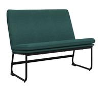 Vidaxl Banc Vert Foncé 100x75x76 Cm Tissu Vert