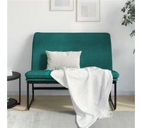Vidaxl Banc Vert Foncé 100x75x76 Cm Tissu Vert