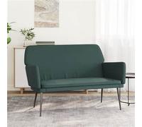 vidaXL Banc Vert foncé 108x79x79 cm Velours, siège de banc, banc d'entrée, banc de salle à manger, chaise de banc, bancs d'entrée, sièges de salon Vert G