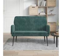 vidaXL Banc Vert foncé 108x79x79 cm Velours