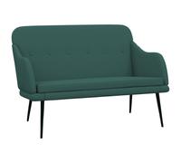 vidaXL Banc Vert foncé 110x76x80 cm Tissu
