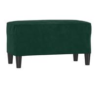 vidaXL Banc Vert foncé 70x35x41 cm Velours