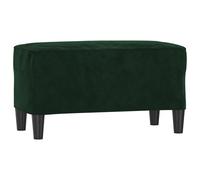 Banc Vert foncé 70x35x41 cm Velours