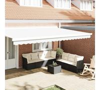 Vidaxl Bande De Auvent Blanc 4.8 X 0.2 M Toile