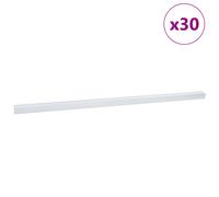 Vidaxl Bande D'escalier 30 Pcs Argent 67 Cm Aluminium