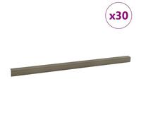 Vidaxl Bande D'escalier 30 Pcs Champagne 67 Cm Aluminium
