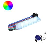 Vidaxl Bande Led 4 Pcs Noir Et Multicolore 150 Cm Cuivre Et Plastique