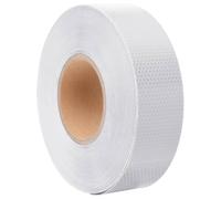 vidaXL Bande r¿¿fl¿¿chissante Blanc 5 cmx50 m PVC