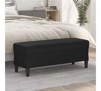 vidaXL Bankje 100x35x41 cm kunstleer zwart349415 Noir G