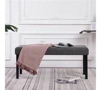 Banc 106 cm Gris Similicuir Siège Banquette Salon Intérieure Maison vidaXL