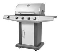 Vidaxl Barbecue / Gril À Gaz 5 Brûleurs Noir Et Argenté