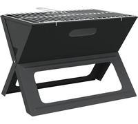 vidaXL Barbecue d'extérieur noir 46 x 30 x 31 cm acier