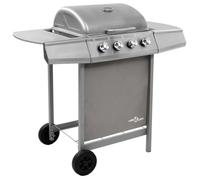vidaXL Barbecue Gril à gaz 48549 - 4 brûleurs - Gris