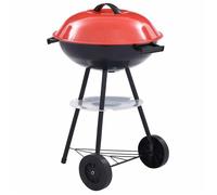 vidaXL Barbecue portable XXL au charbon avec roues 44 cm