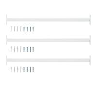 vidaXL Barre de sécurité de fenêtre réglable 3 pc 710-1200 mm Acier