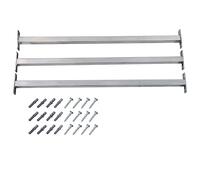 vidaXL 3X Barres de Fenêtre Réglables de Sécurité Protection de Fenêtre Contre Les Cambrioleurs Potentiels Bureau Maison 710-1200 mm