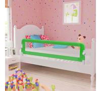 Vidaxl Barri¿¿Re De S¿¿Curit¿¿ De Lit D'enfant Vert 120x42 Cm Polyester