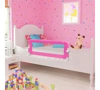 vidaXL Barrière de lit de sécurité pour tout-petits 2pcs Rose 102x42cm Rose G