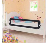 Vidaxl Barrière De Lit Enfant Gris 150x42 Cm Polyester
