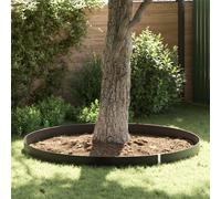 vidaXL Barrière de racines avec rails de connexion Noir 0,7x5 m 1,5 mm HDPE