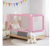 Barrière de Sécurité de Lit d'Enfant Gris Foncé 100x25 cm Tissu Bébé vidaXL