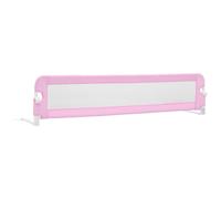 vidaXL Barrière de sécurité pour enfants en bas âge Rose 180x42 cm Polyester